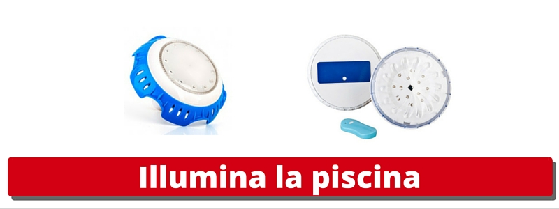 fari led piscina